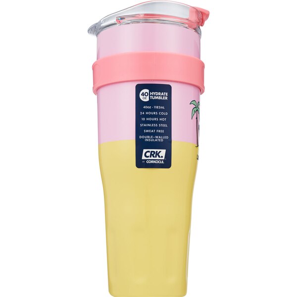 Corkcicle Life is Good Hammock Hydrate Tumbler, 40 oz