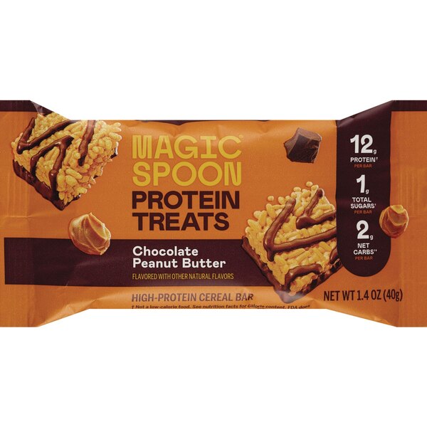 Magic Spoon, Chocolate Peanut Butter Treat Bar, 1.4 oz