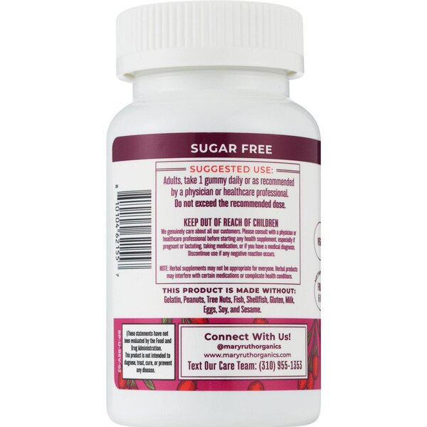 Mary Ruth's Kids Multi Gummies, Sugar Free Strawberry & Papya Punch, 30 CT