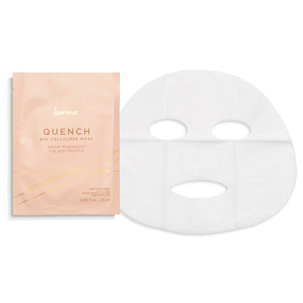 Karuna Quench Bio-Cellulose Face Mask, Snow Mushroom + Black Truffle