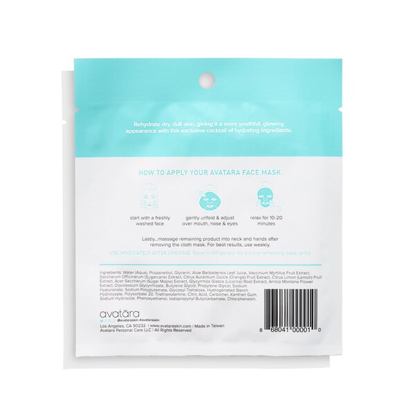 Avatara Drink Up Thirst-Quenching Hydro Sheet Mask