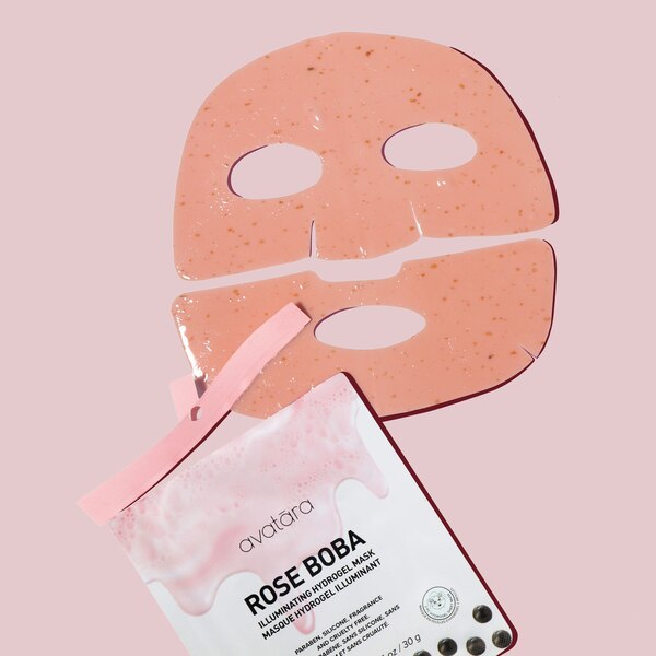 Avatara Rose Boba Hydrogel Mask