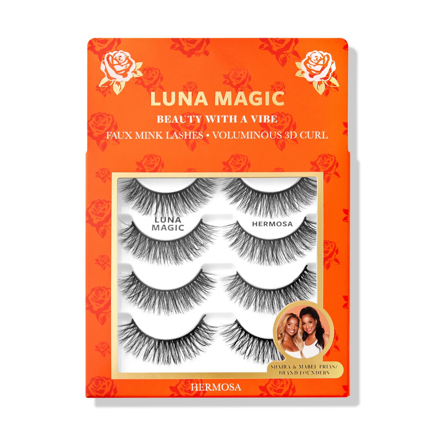 LUNA MAGIC Faux Mink Lashes, 4 Pack, Hermosa