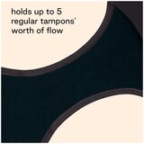 Thinx for All Women's Super Absorbency Cotton Brief Period Underwear, Black, thumbnail image