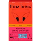 Thinx Teens Super Absorbency Cotton Bikini Period Underwear, Hologram, thumbnail image