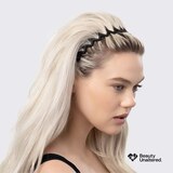 Kitsch Recycled Plastic Headbands, Black/Brown, 2 CT, thumbnail image