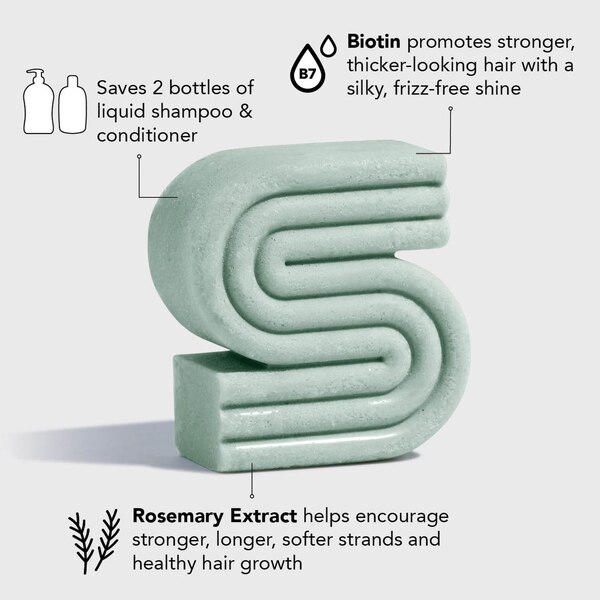 Kitsch Rosemary & Biotin Volumizing Solid Shampoo Bar