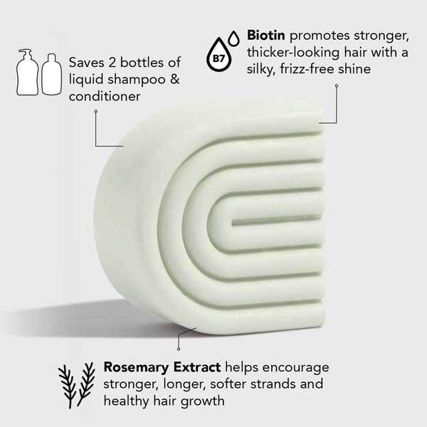 Kitsch Rosemary & Biotin Volumizing Solid Conditioner Bar