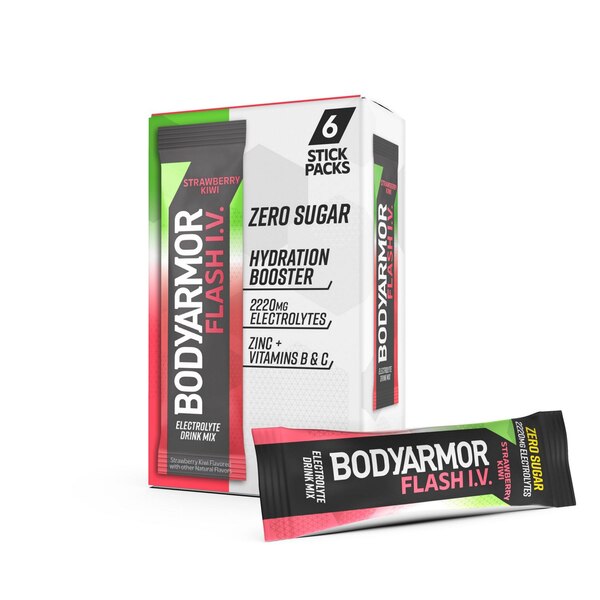BodyArmor, Flash I.V. Sticks Strawberry Kiwi, 6 ct, 0.25 oz