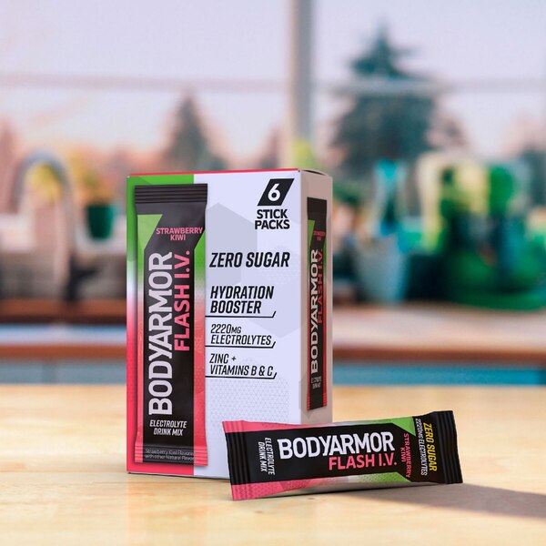 BodyArmor, Flash I.V. Sticks Strawberry Kiwi, 6 ct, 0.25 oz
