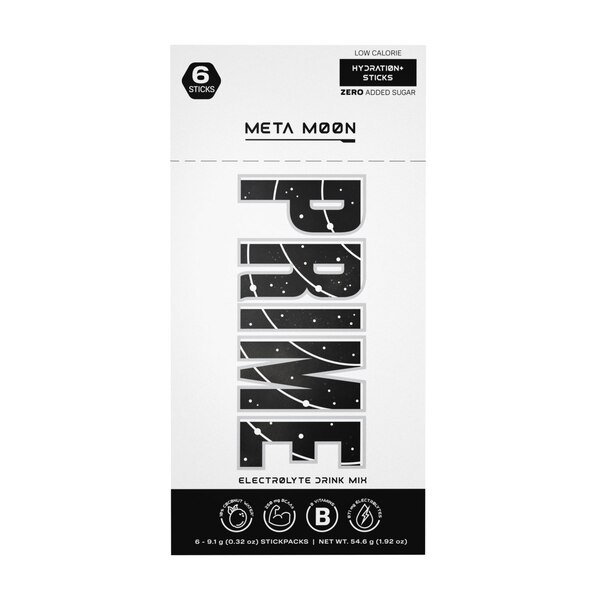 Prime Meta Moon Hydration + Sticks, 6 Ct