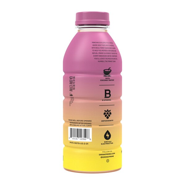 Prime Hydration, Strawberry Banana Drink, 16.9 oz