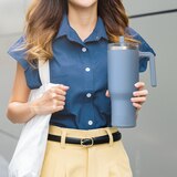 HydraPeak Voyager Tumbler Set, Modern Blue, 40 oz, thumbnail image
