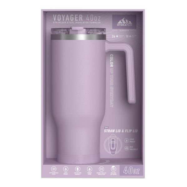 HydraPeak Voyager Tumbler Set, Dusty Dream, 40 oz