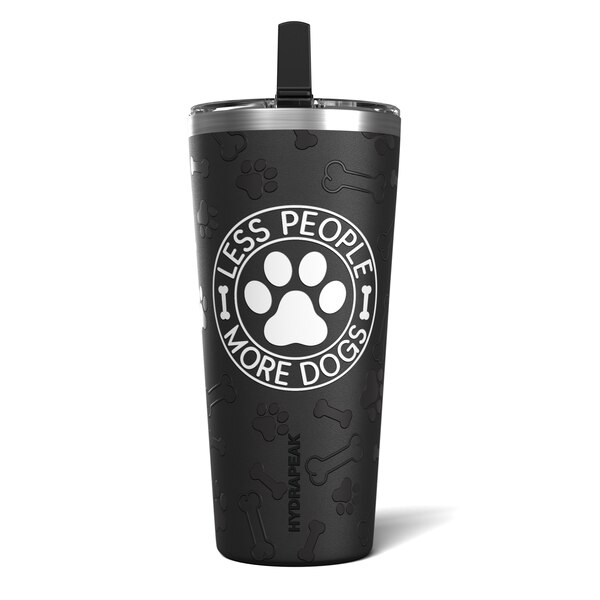 HydraPeak "Less People More Dogs" Grande Tumbler, 25 oz