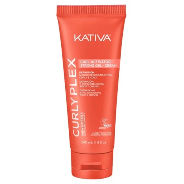 Kativa Curly Plex Curl Activator Strong Gel-Cream, 8.1 OZ