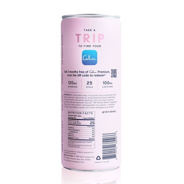 Trip, Mindful Blends Elderflower Mint, 12 oz