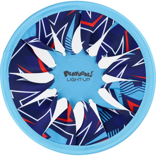 PlayHem! Light-Up Soft Flying Disc, 12 in