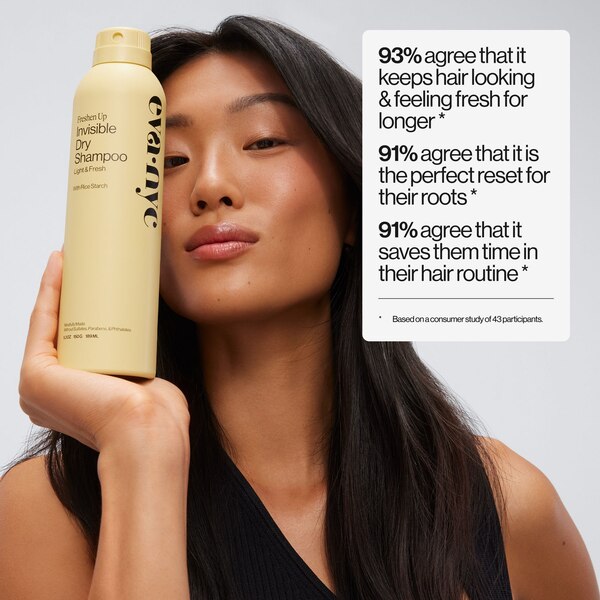 Eva NYC Freshen Up Invisible Dry Shampoo, Light & Fresh, 5.3 OZ
