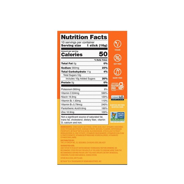Liquid I.V. Hydration Multiplier Powder Packets, Mango Passionfruit, 10 CT