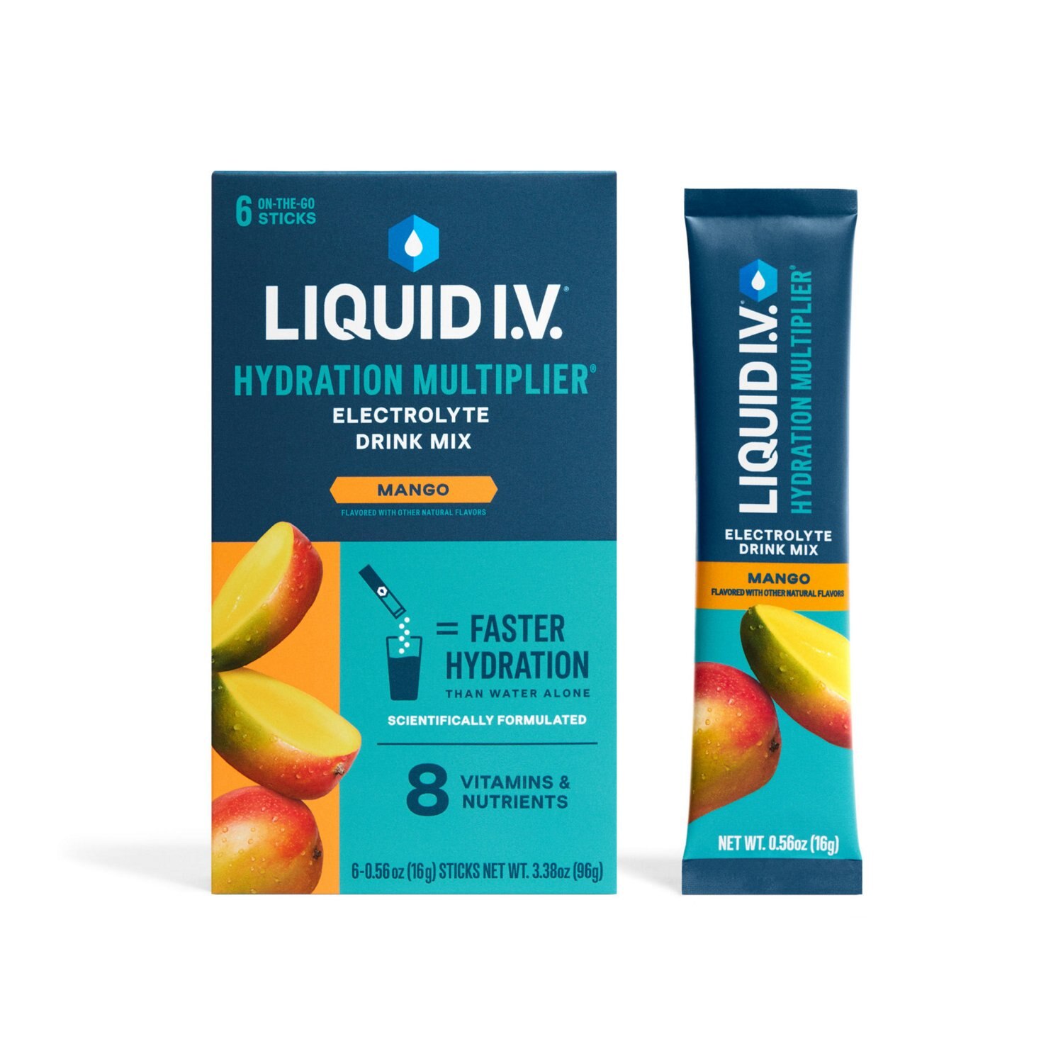 Liquid I.V. Hydration Multiplier Electrolyte Drink Mix image.