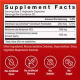 Force Factor Ultra Berberine Capsules, 60 CT, thumbnail image