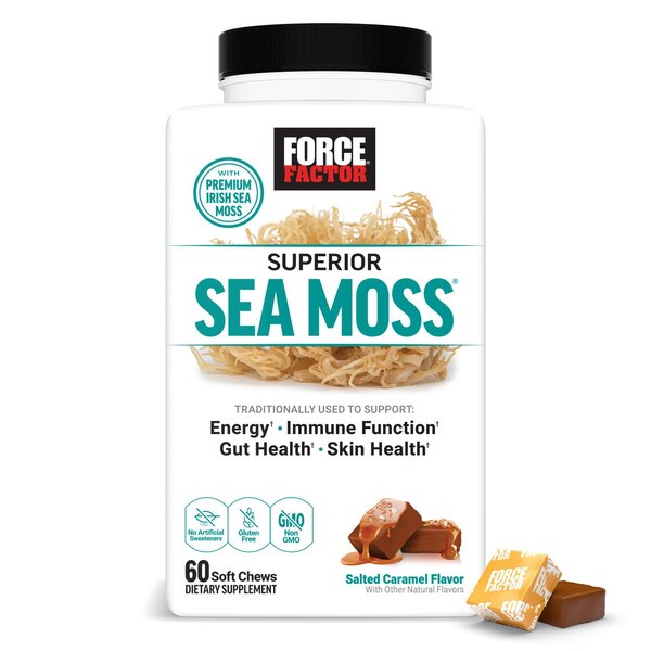 Force Factor Sea Moss Chew, 60 CT