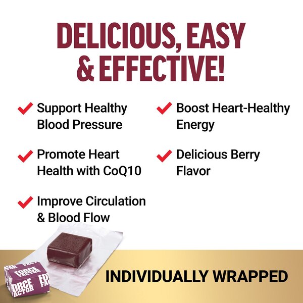 Force Factor Total Beets Ultimate Heart Chew Acai Berry, 60 CT