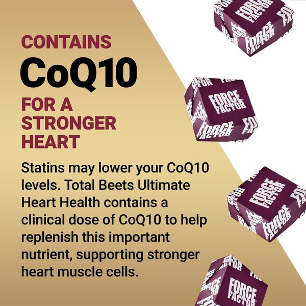 Force Factor Total Beets Ultimate Heart Chew Acai Berry, 60 CT