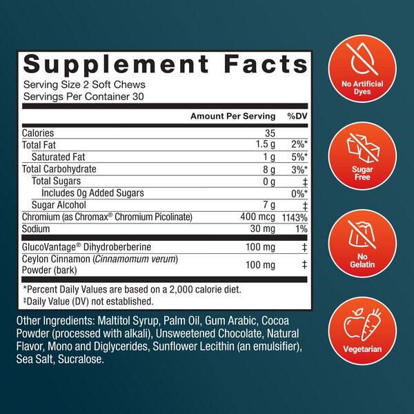 Force Factor Ultra Berberine Chews, 60 CT