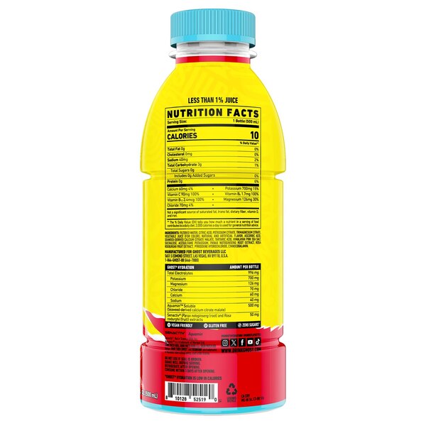 GHOST Hydration, Sour Patch Kids Redberry, 16.9oz
