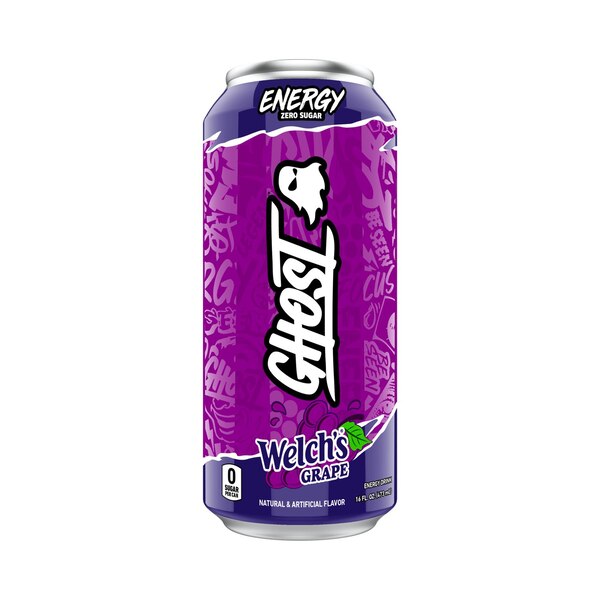 Ghost, Energy Welch's Grape, 16 oz