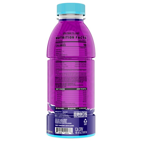 Ghost, Hydration Welch's Grape, 16.9 oz