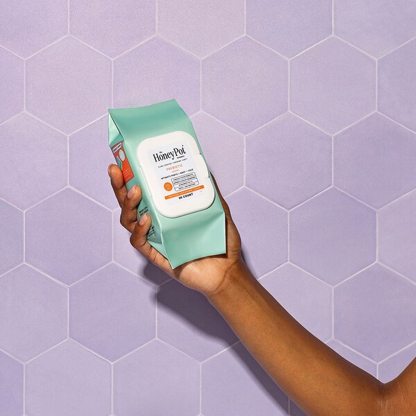 The Honey Pot Prebiotic Wipes, 30 CT