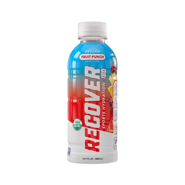 Recover 180 Sports, Fruit Punch Hydration, 16.9 Oz