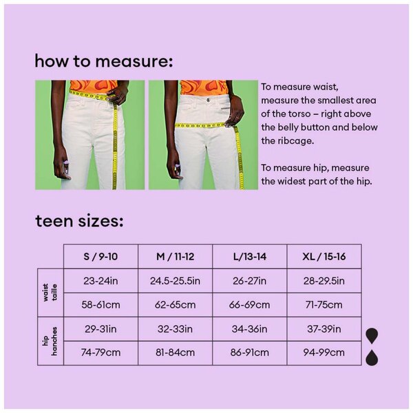 Thinx Teens Super Absorbency Cotton Bikini Period Underwear, Hologram