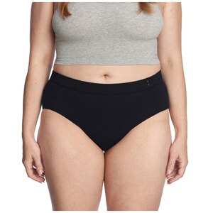 Thinx for All Women's Super Absorbency Cotton Brief Period Underwear, Black, Large - CVS Pharmacy