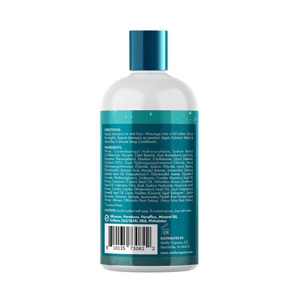 Mielle Kalahari Melon & Aloe Vera Deep Hydration Shampoo, 12 OZ