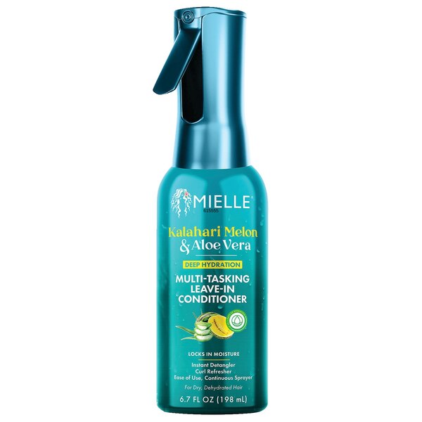 Mielle Kalahari Melon & Aloe Vera Deep Hydration Multi-Tasking Leave-In Conditioner, 6.7 OZ