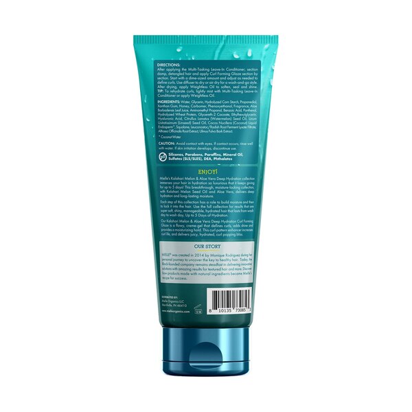 Mielle Kalahari Melon & Aloe Vera Deep Hydration Curl Forming Glaze, 7.5 OZ