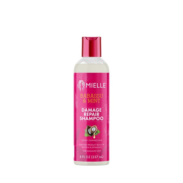 Mielle Babassu Oil & Mint Damage Repair Shampoo, 8 OZ