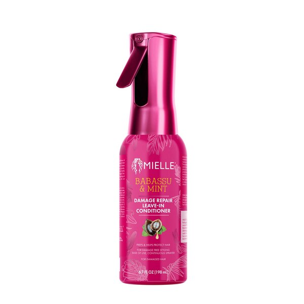 Mielle Babassu Oil & Mint Damage Repair Leave-In Conditioner, 6.7 OZ