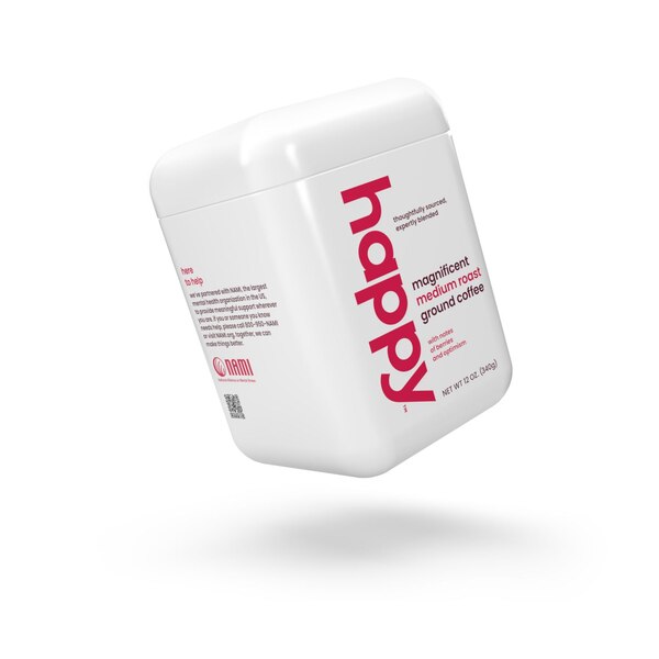 Happy Medium, Roast Ground Coffee, 12 oz