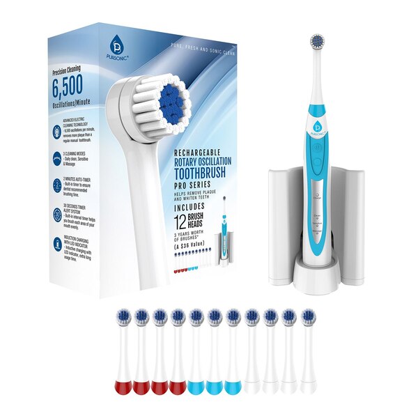 Pursonic Rechargeable Pro Series Rotary Toothbrush