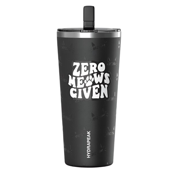 HydraPeak "Zero Meows Given" Tumbler, 25 oz