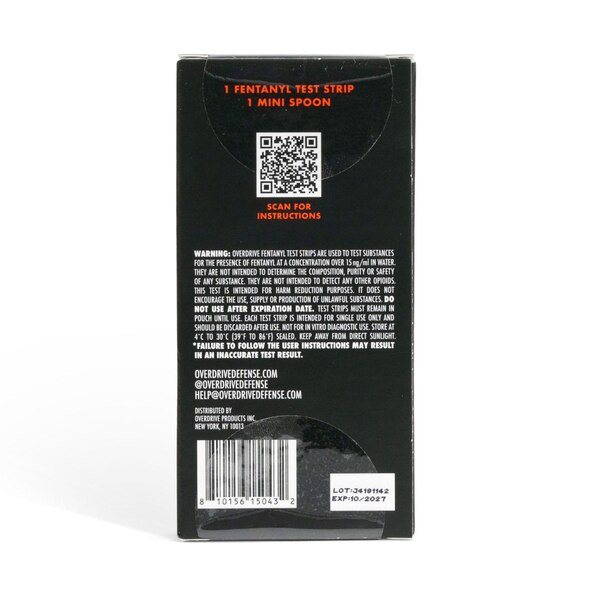 Overdrive Fentanyl Test Kit, 1CT