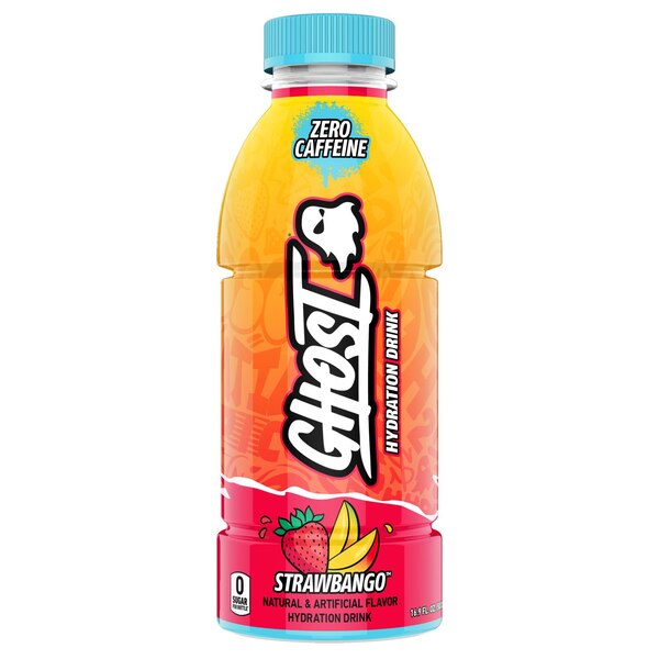 Ghost, Hydration Strawbango 16.9oz