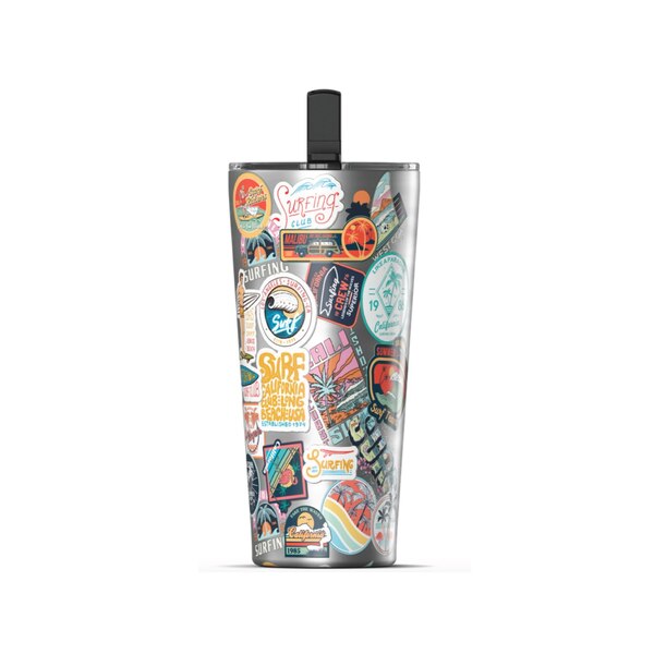 HydraPeak Bumper Sticker Grande Tumbler, 25 oz