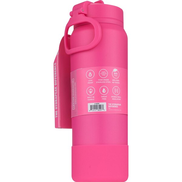 HydraPeak Classics Sport Insulated Bottle, Pink, 26 oz