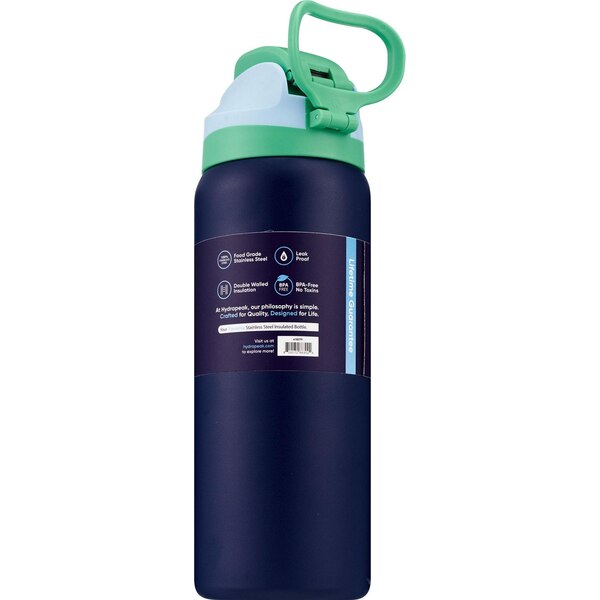 HydraPeak Oasis Insulated Bottle, Navy, 32 oz